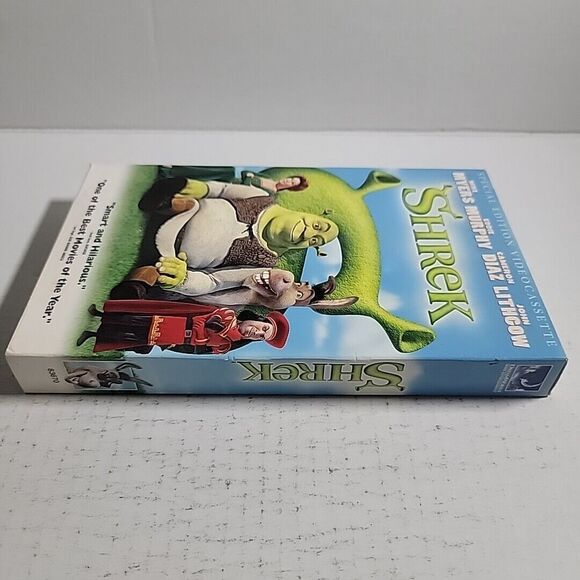 SHREK 2001 Animated Movie VHS Special Edition Large Case Big Box - NO MOLD - Picture 4 of 7